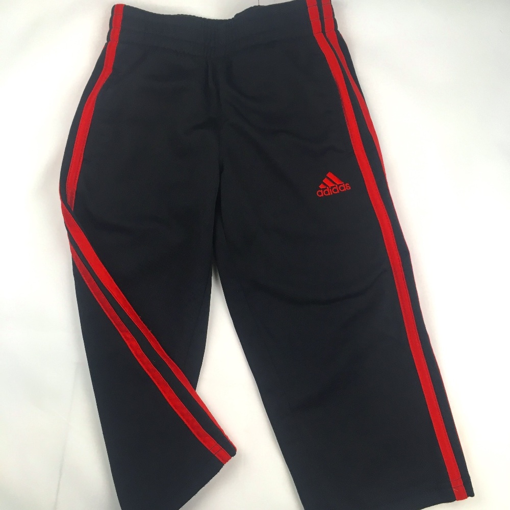 Adidas 3T Sweatpants Track Pants Red Stripe